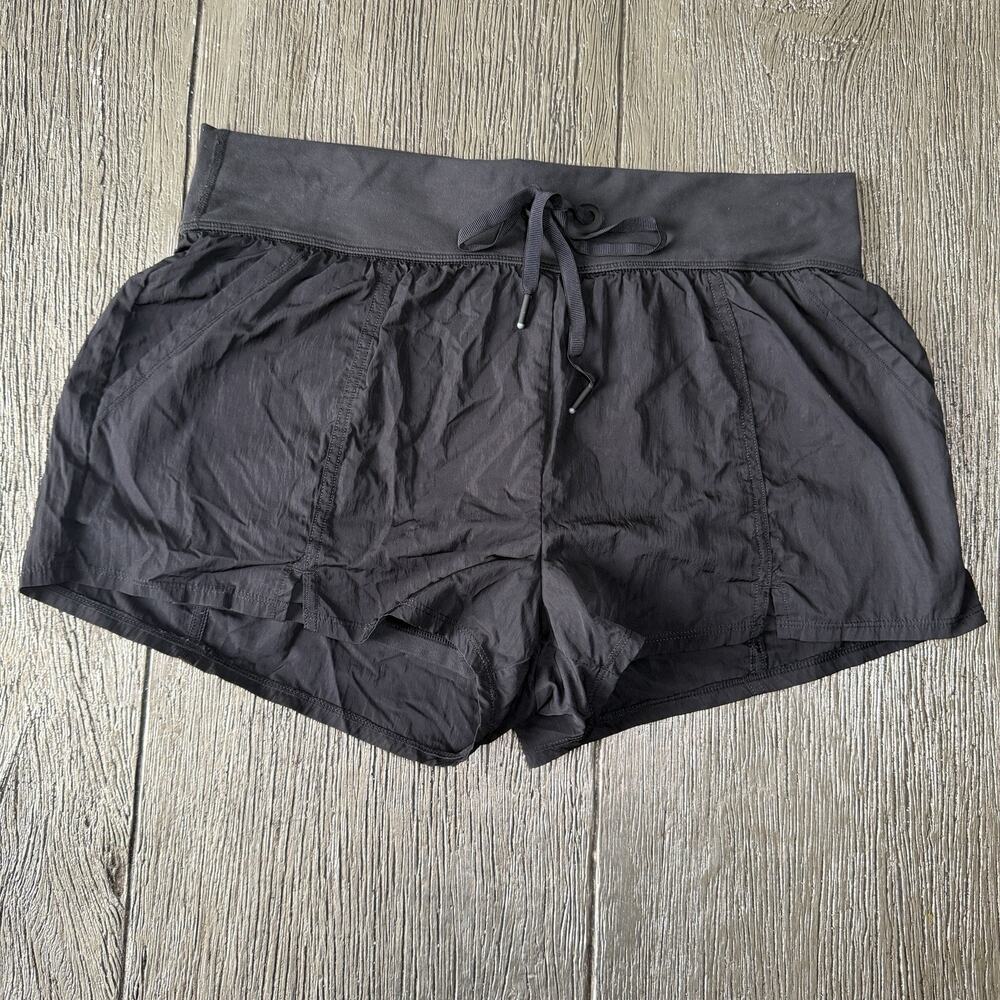 OFFLINE by AERIE Black Running/workout Shorts W/ Pockets And Drawstring Sz Large
